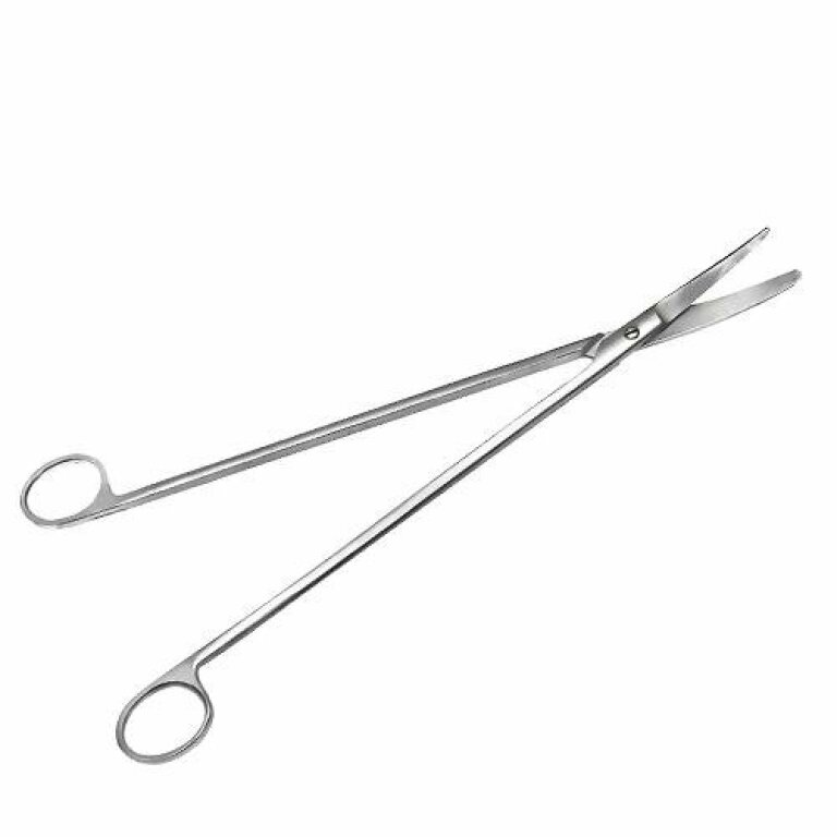 Ножиці для глибоких порожнин з гострим кінцем 28 см Н-128-1