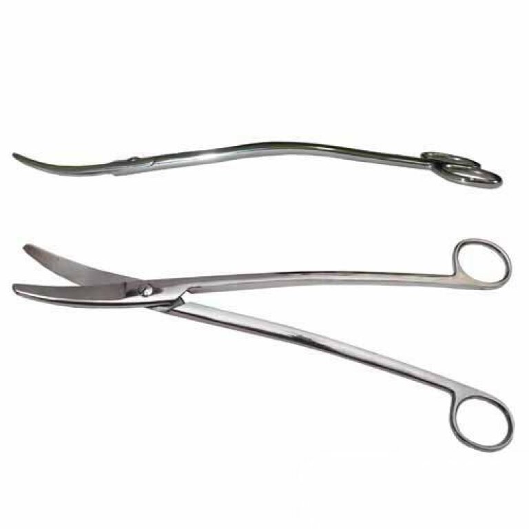 Ножиці для розтину вертикальні вигнуті 24 см Н-10