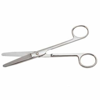 Ножиці тупокінцеві прямі 17 см H-6