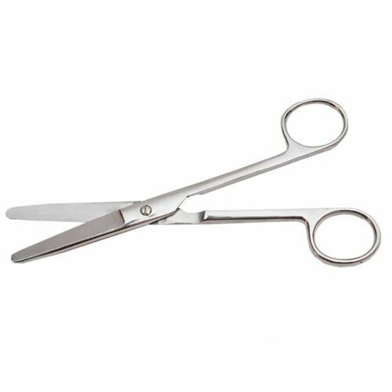 Ножиці тупокінцеві прямі 17 см H-6