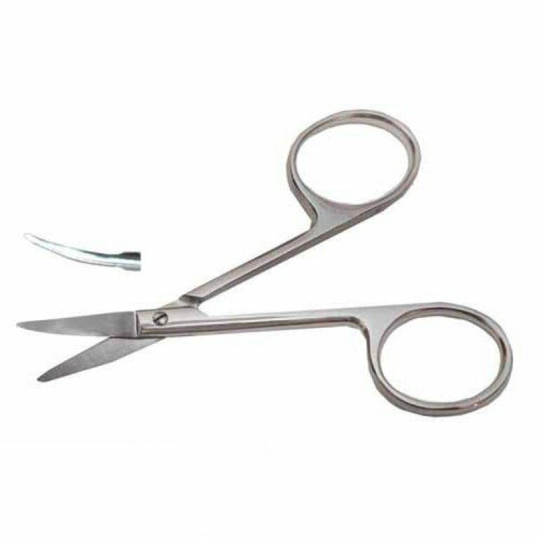 Ножиці вертикально зігнуті тупокінцеві 10 см H-22