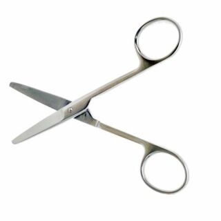 Ножиці тупокінцеві прямі 14 см H-5