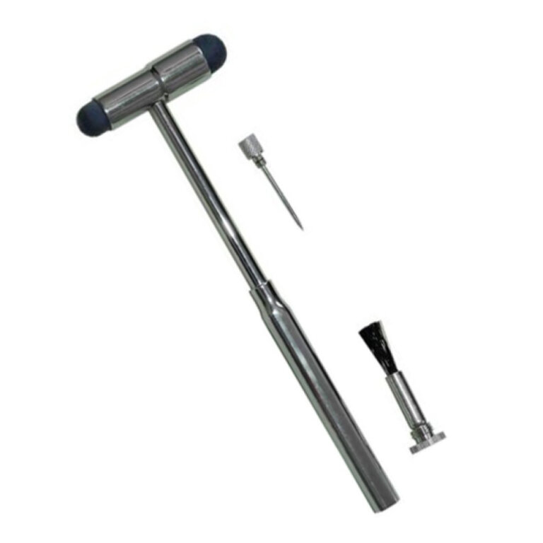 Молоток неврологический с кисточкой и иглой №2