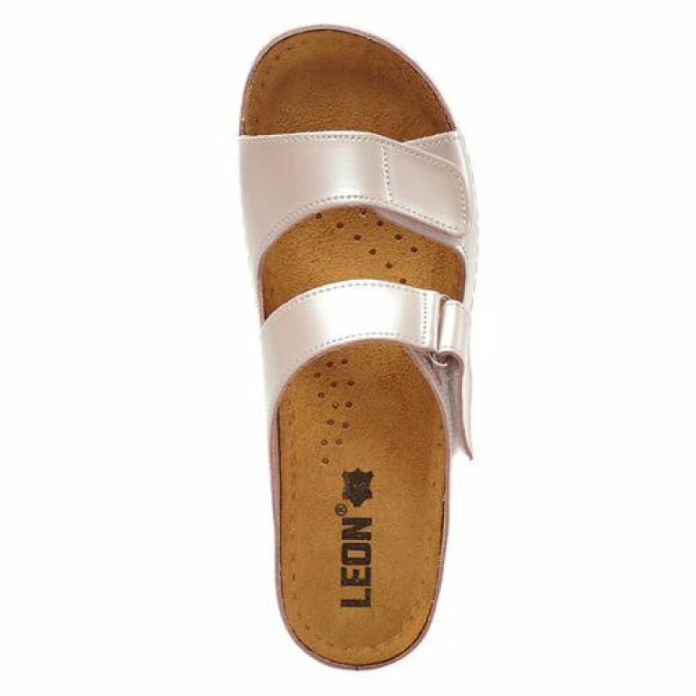 Анатомічні тапочки-сабо Leon 905 перламутрові