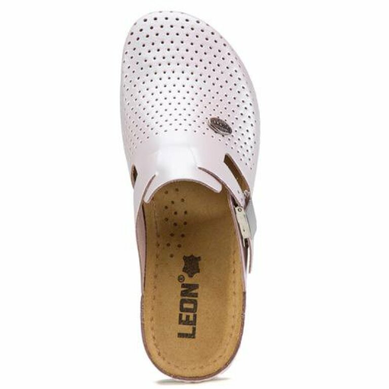 Анатомічні тапочки-сабо Leon 950 перламутрові