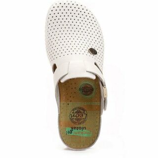 Анатомічні тапочки-сабо Leon 950 білі