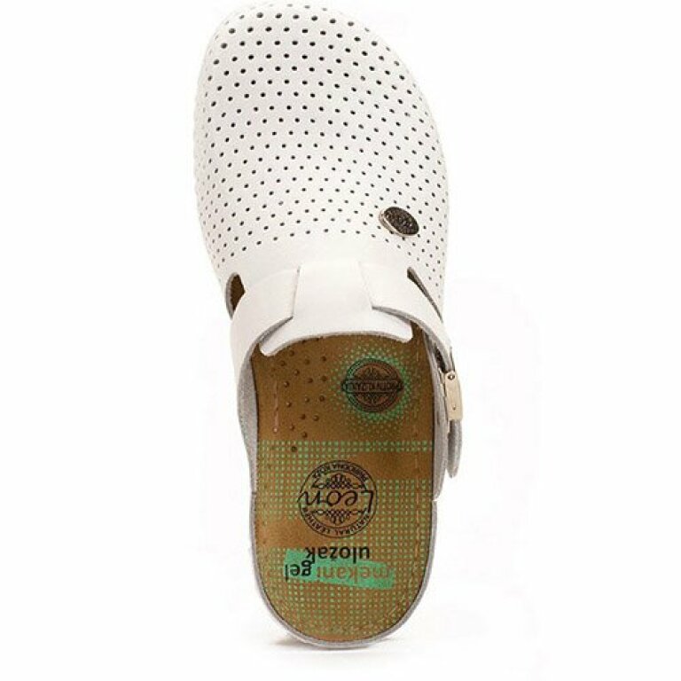 Анатомічні тапочки-сабо Leon 950 білі