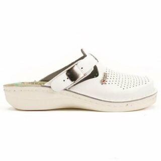 Анатомічні тапочки-сабо Leon V260 білі