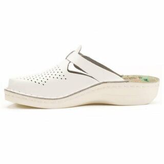 Анатомічні тапочки-сабо Leon V260 білі