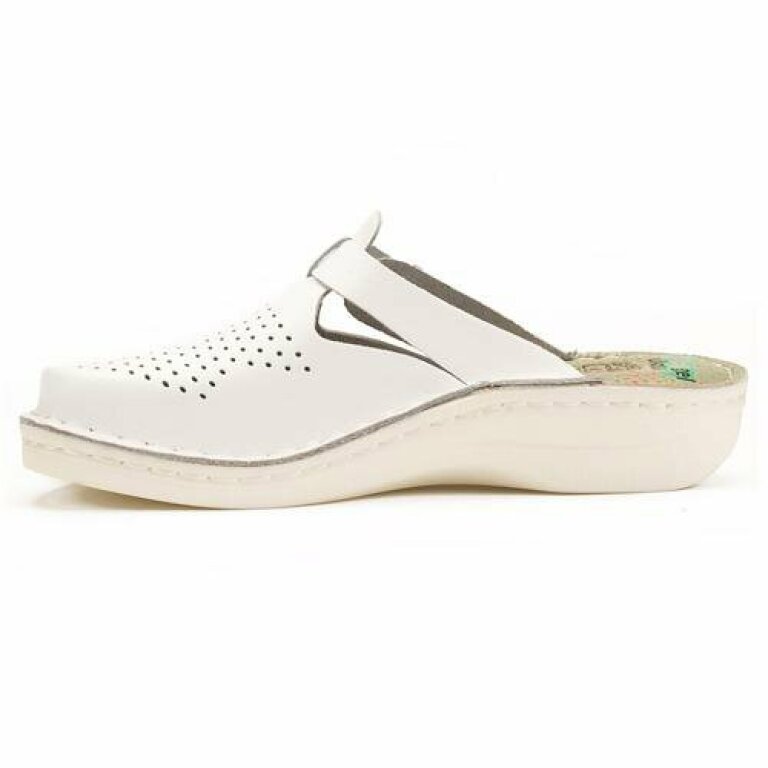 Анатомічні тапочки-сабо Leon V260 білі