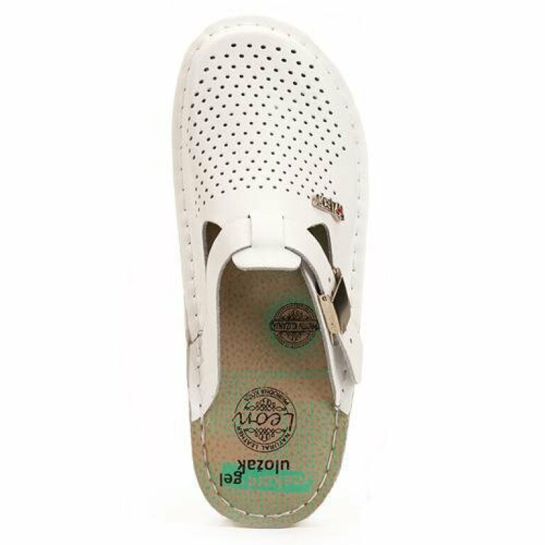 Анатомічні тапочки-сабо Leon V260 білі