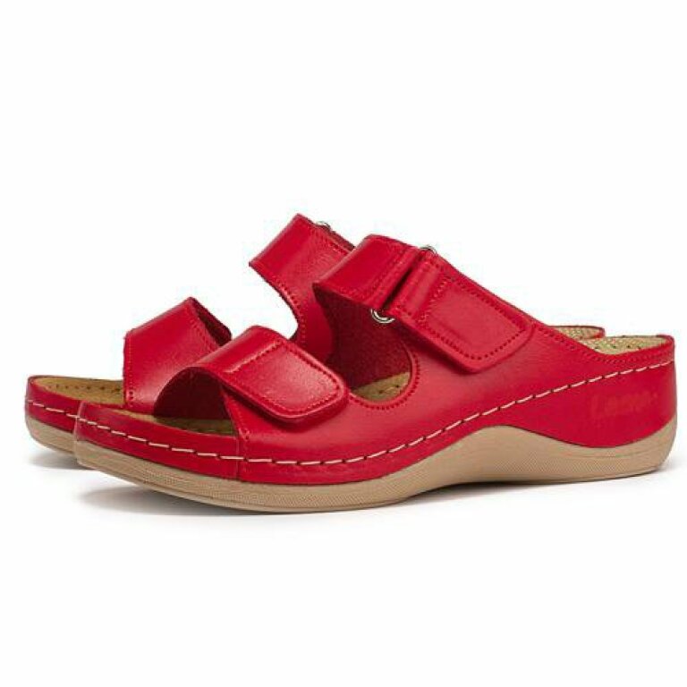 Анатомічні тапочки-сабо Leon 905 червоні