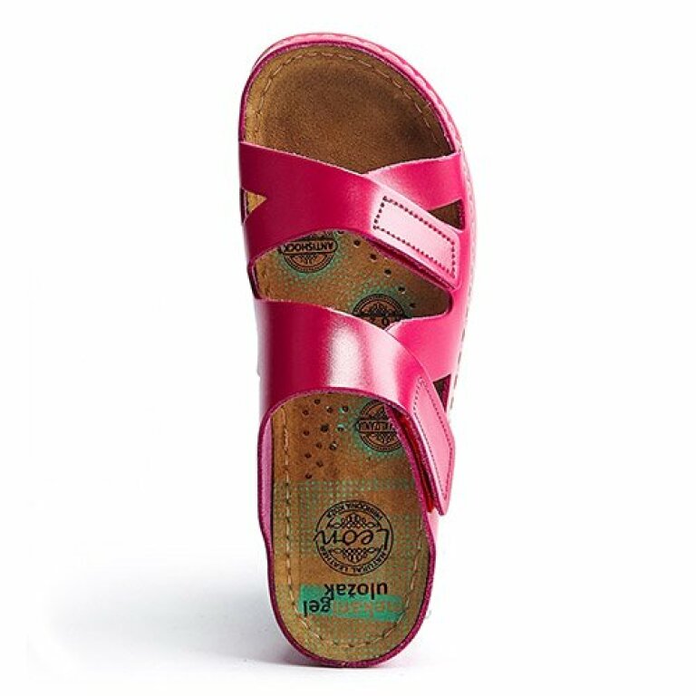 Анатомічні жіночі тапочки-сабо Leon 906 рожеві