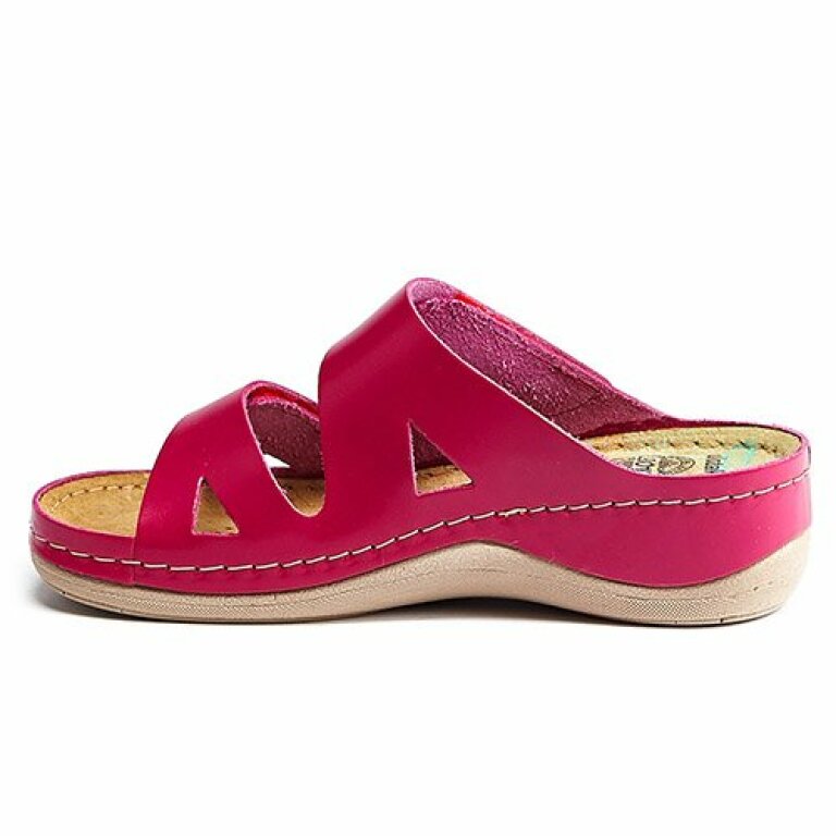 Анатомічні жіночі тапочки-сабо Leon 906 рожеві