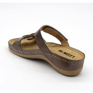 Анатомічні босоніжки жіночі Leon 914 попелясті