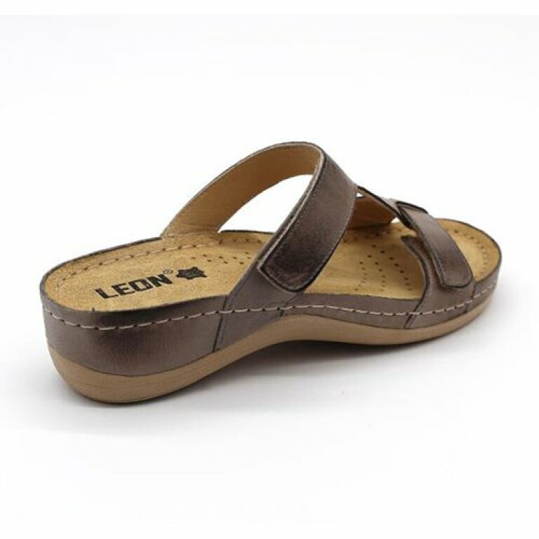 Анатомічні босоніжки жіночі Leon 914 попелясті