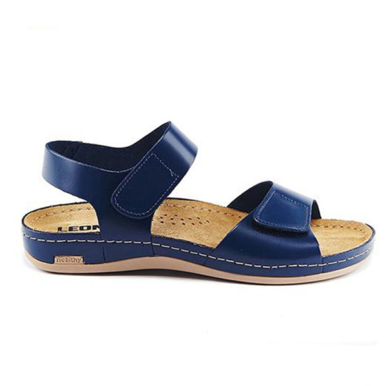 Анатомічні босоніжки Leon 963 сині