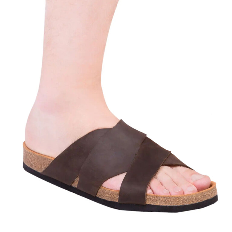 Анатомічні шльопанці Foot Care FA-307 (сині, коричневі)