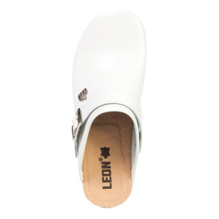 Анатомічні тапочки-сабо Leon PU101 білі