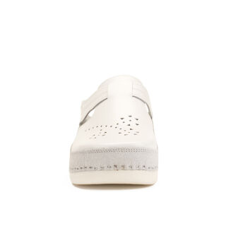 Анатомічні тапочки-сабо Leon PU156 білі