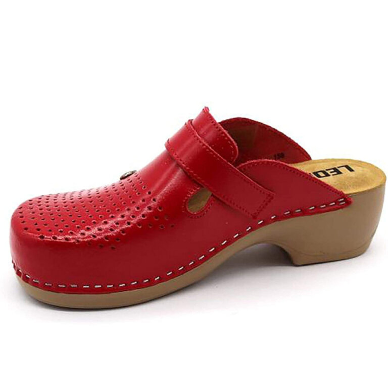 Анатомічні тапочки-сабо Leon PU159 червоні