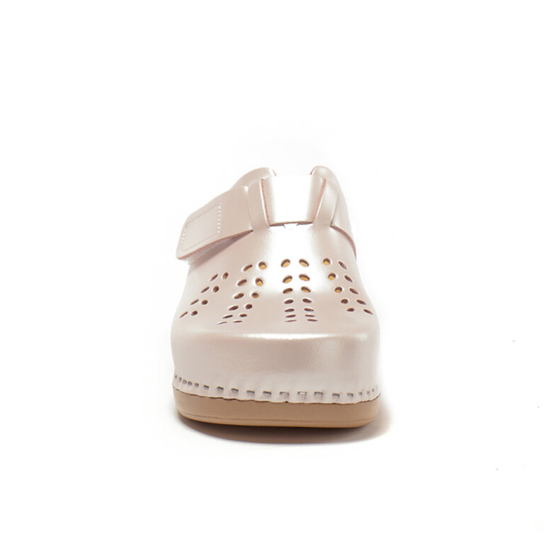 Анатомічні тапочки-сабо Leon PU161 перламутрові