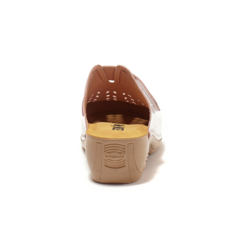 Анатомічні тапочки-сабо Leon PU161 перламутрові