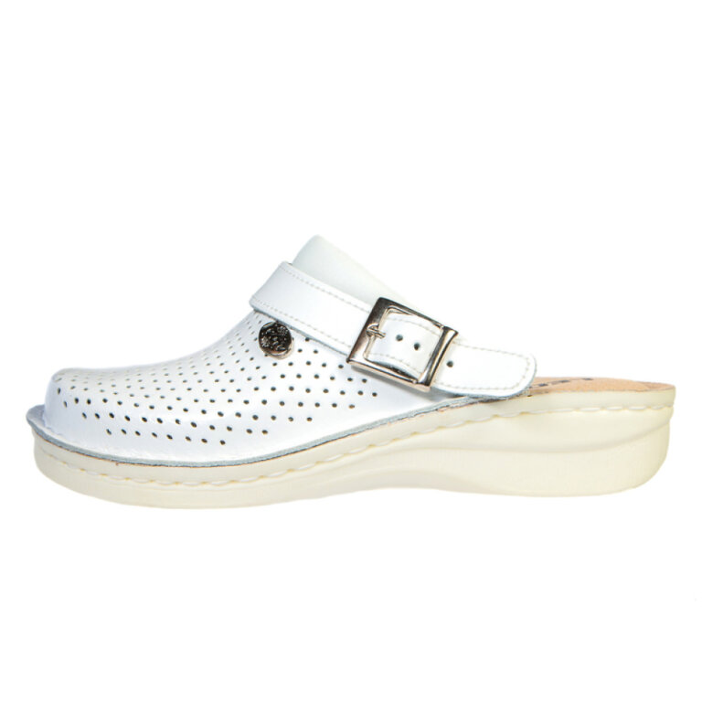 Анатомічні тапочки-сабо Leon V202 білі