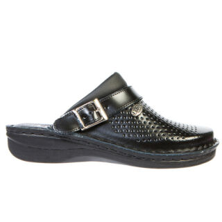 Анатомічні тапочки-сабо Leon V202 чорні