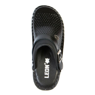 Анатомічні тапочки-сабо Leon V202 чорні