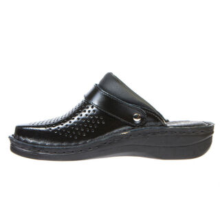 Анатомічні тапочки-сабо Leon V202 чорні