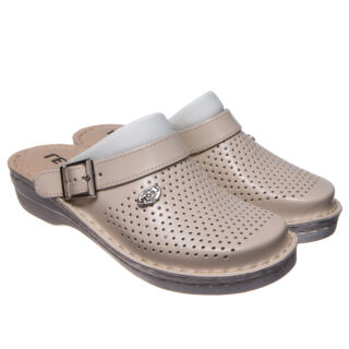 Анатомічні тапочки-сабо Leon V202 бежеві