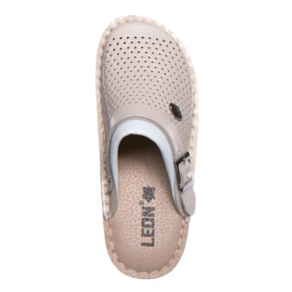 Анатомічні тапочки-сабо Leon V202 бежеві