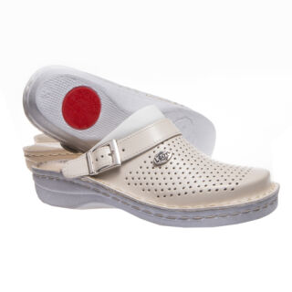 Анатомічні тапочки-сабо Leon V202 бежеві