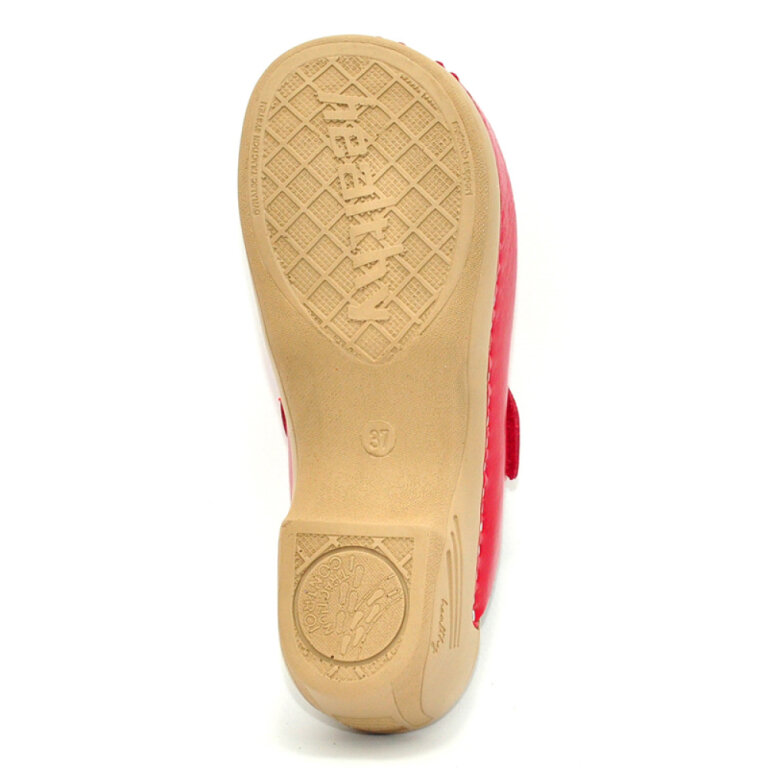 Анатомічні тапочки-сабо Leon PU161 червоні