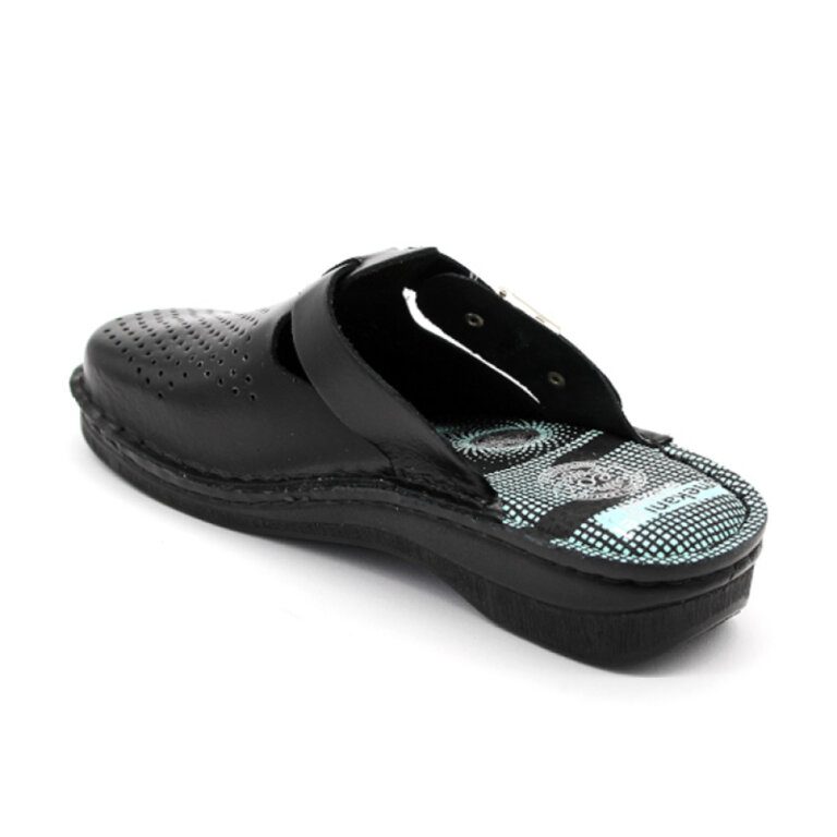 Анатомічні тапочки-сабо Leon V260 чорні