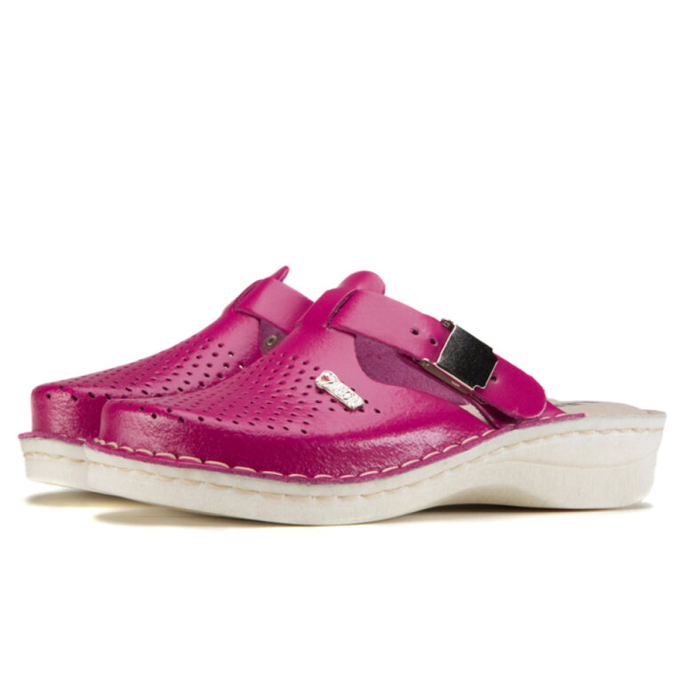 Анатомічні тапочки-сабо Leon V260 рожеві