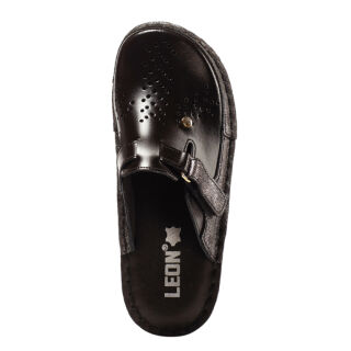 Анатомічні тапочки-сабо Leon V261 чорні