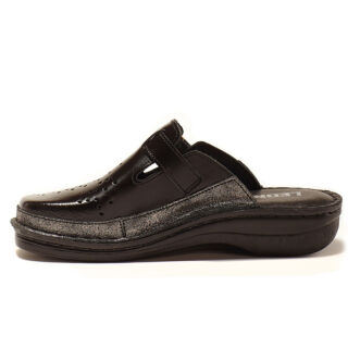 Анатомічні тапочки-сабо Leon V261 чорні