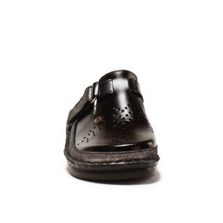 Анатомічні тапочки-сабо Leon V261 чорні