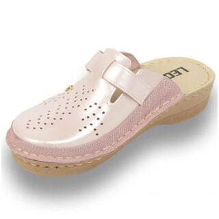 Анатомічні тапочки-сабо Leon V261 перламутрові