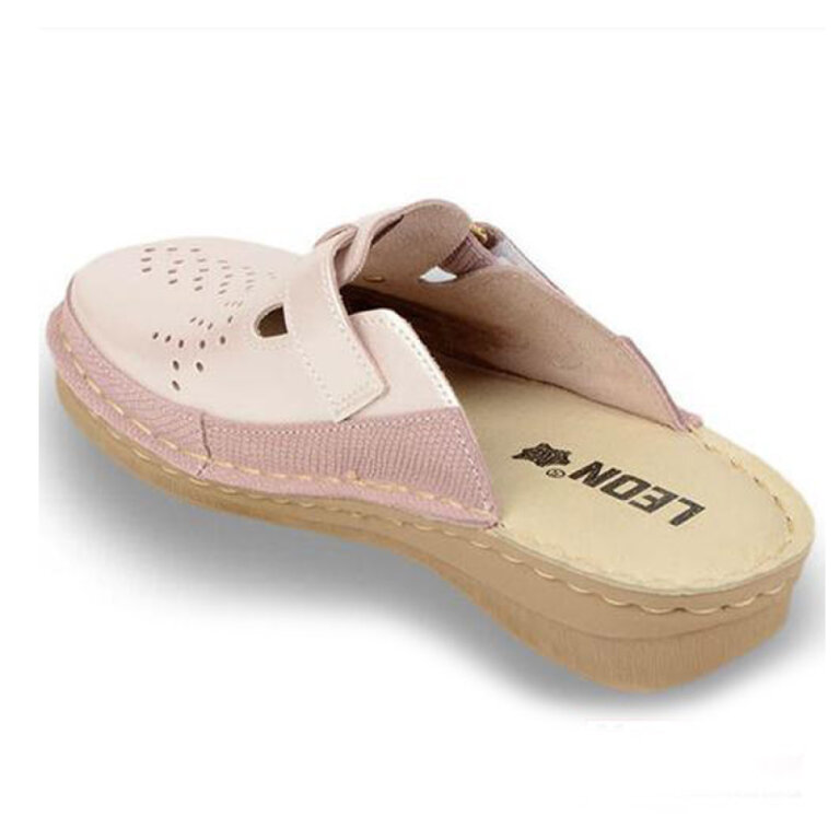 Анатомічні тапочки-сабо Leon V261 перламутрові