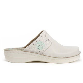 Анатомічні тапочки-сабо Leon 360 білі