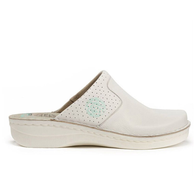 Анатомічні тапочки-сабо Leon 360 білі