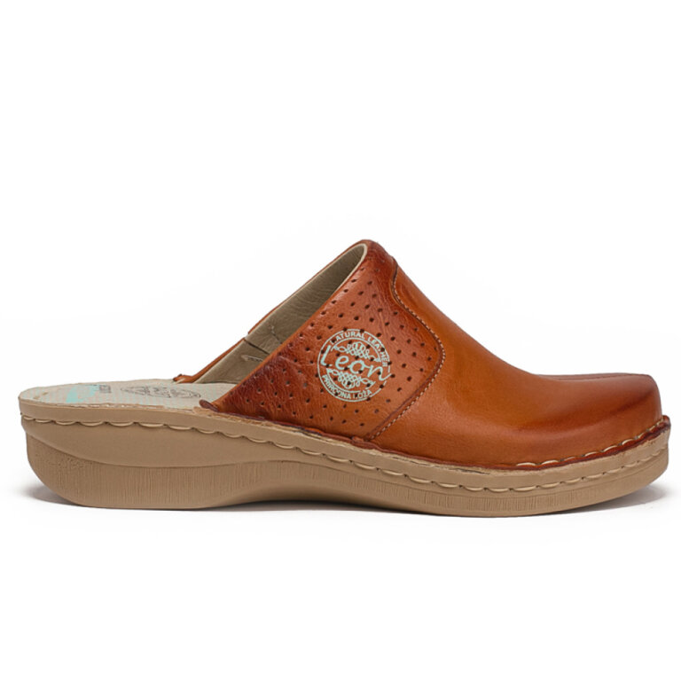 Анатомічні тапочки-сабо Leon 360 коричневі