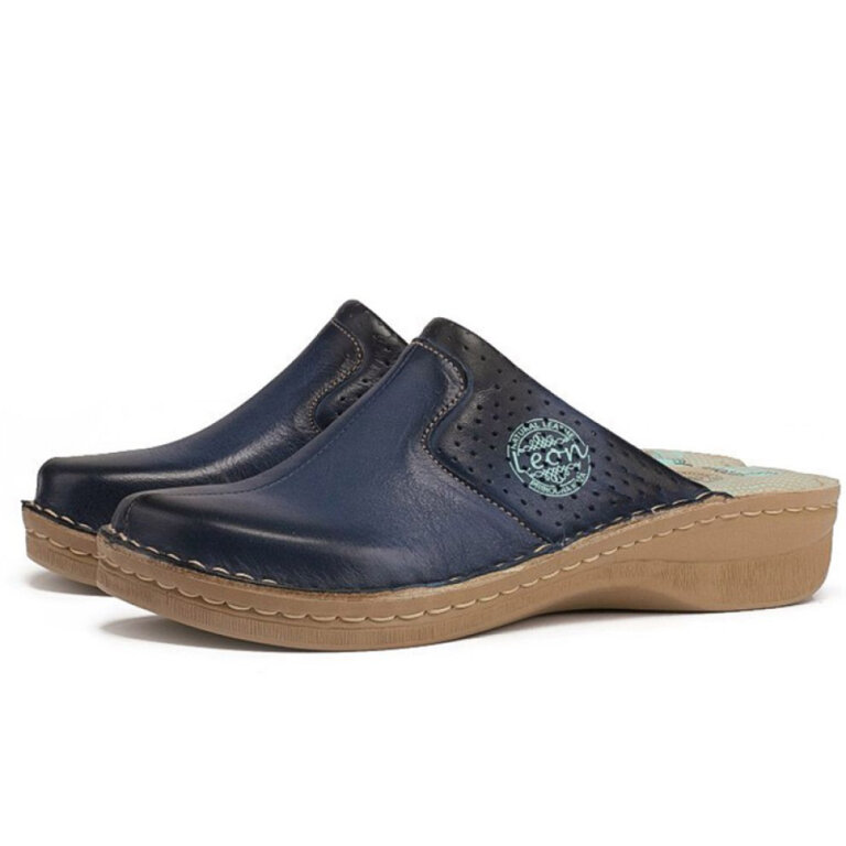 Анатомічні тапочки-сабо Leon 360 сині