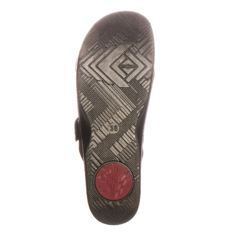 Анатомічні босоніжки-сабо Leon 410 чорні