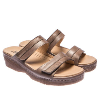 Анатомічні босоніжки-сабо Leon 410 сірі