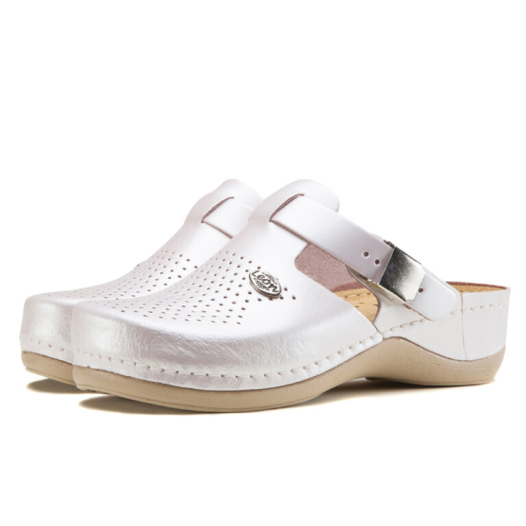 Анатомічні сабо Leon 900 перламутрові