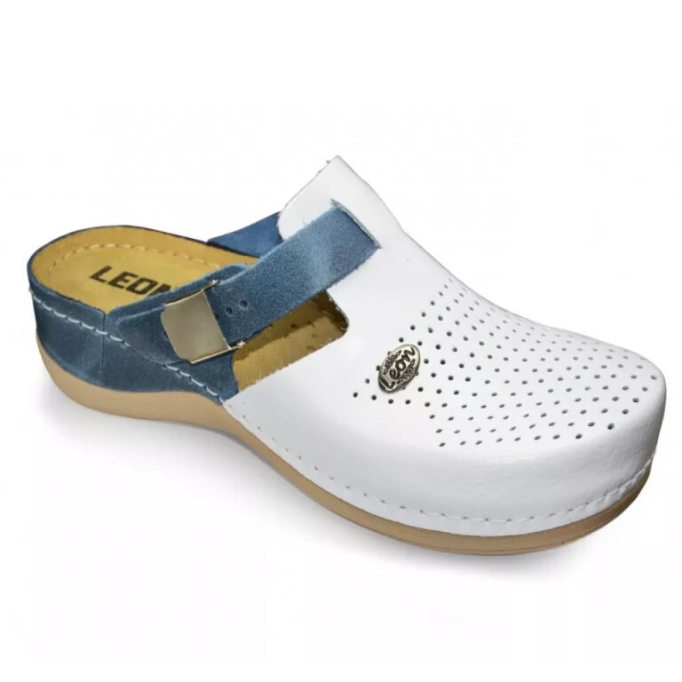 Анатомічні сабо Leon 901 блакитні